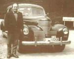 Fangio en su taxi